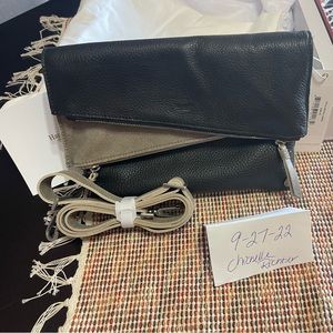Hammitt medium Dillon. NWT Black/pewter crossbody bag